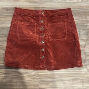 Corduroy skirt